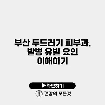 부산 두드러기 피부과, 발병 유발 요인 이해하기