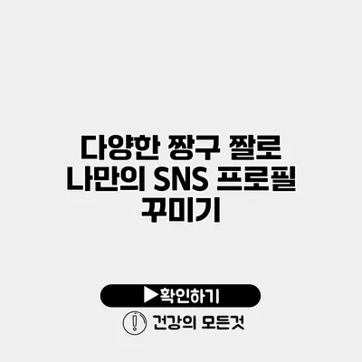 다양한 짱구 짤로 나만의 SNS 프로필 꾸미기